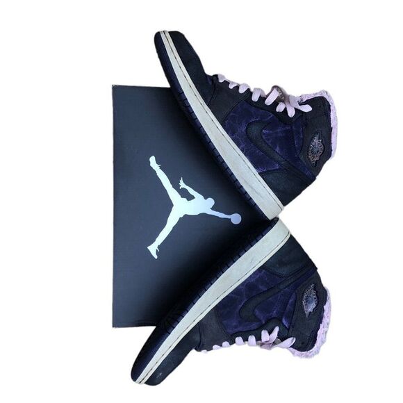RARE Nike Air Jordan 1 Retro High Premium Imperial Purple Size 7 - Picture 7 of 16